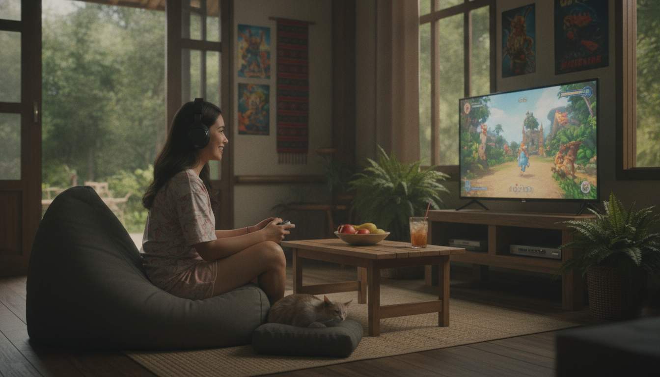 A welcoming gaming environment